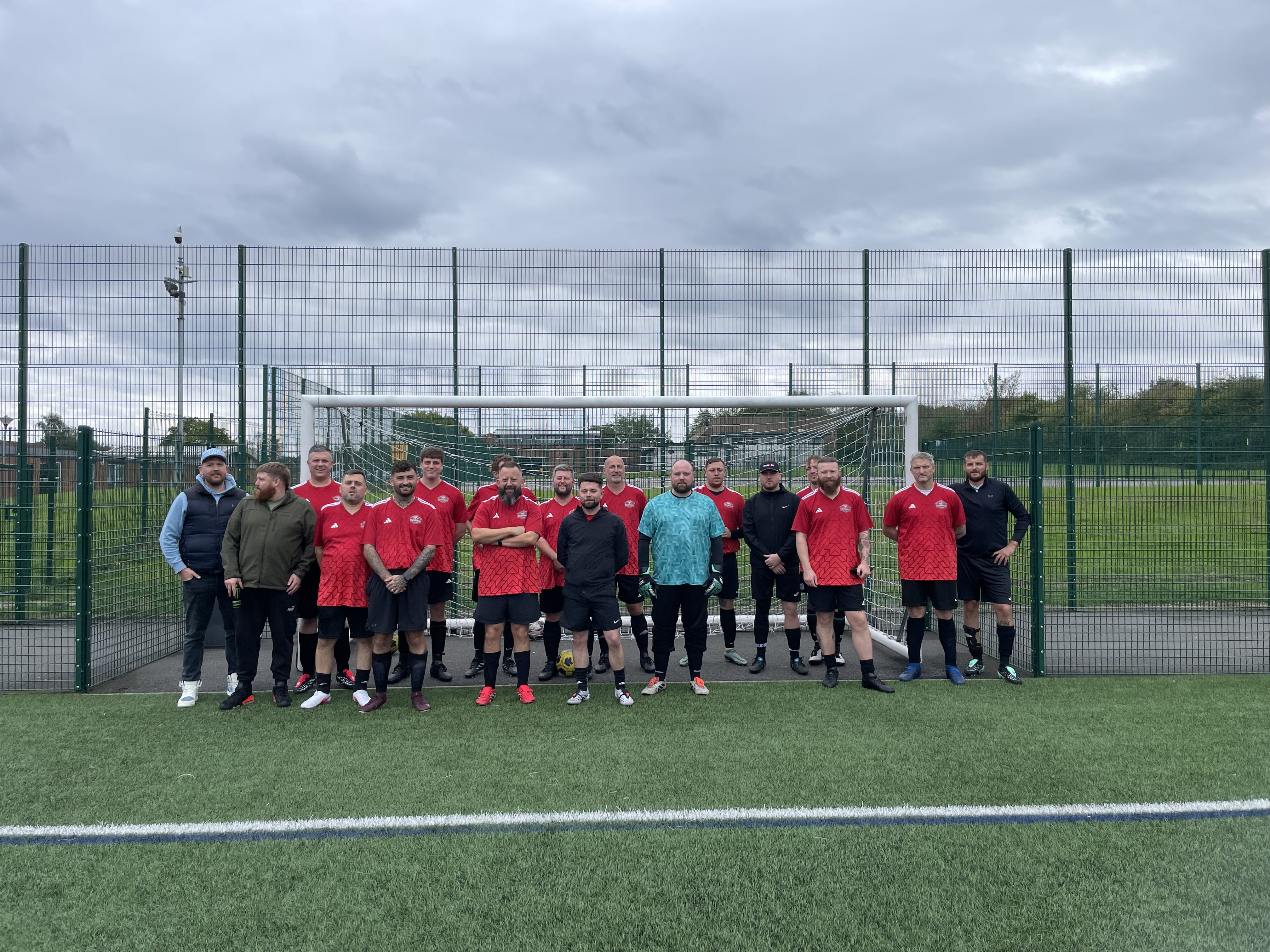 Burton Social FC on matchday